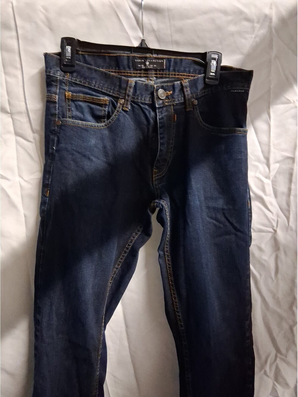 ZARA Men's Black Tag Black Slim Fit Skinny Denim Jeans Dark Wash 32 G2